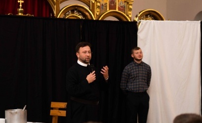 Вистава братів-студентів ВІФБС про Св. Йосафата Кунцевича у Івано-Франківську