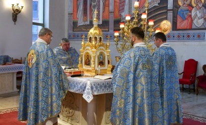 Посвячення підвалу храму Собору Пресвятої Богородиці у свято Стрітення Господнього